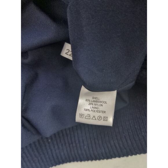 Auchterlonies St. Andrews Pullover Sweater Size XL Blue Argyle 80% Lambswool - Picture 9 of 13